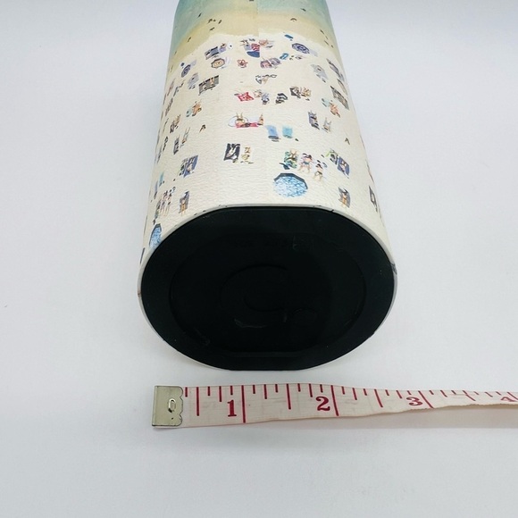 GRAY MALIN X CORKCICLE 16 OZ INSULATED WATER HYDRATION BOTTLE WITH BEACH SCENE - Picture 9 of 13